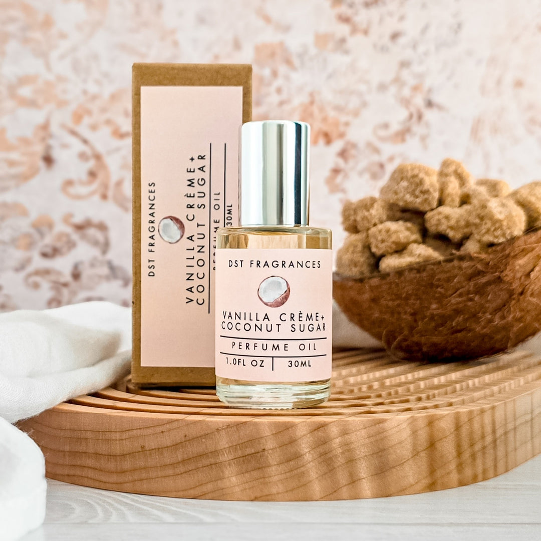 Vanilla Crème Coconut Sugar Perfume Oil 30ml Box