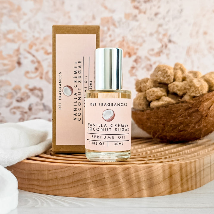 Vanilla Crème Coconut Sugar Perfume Oil 30ml Box