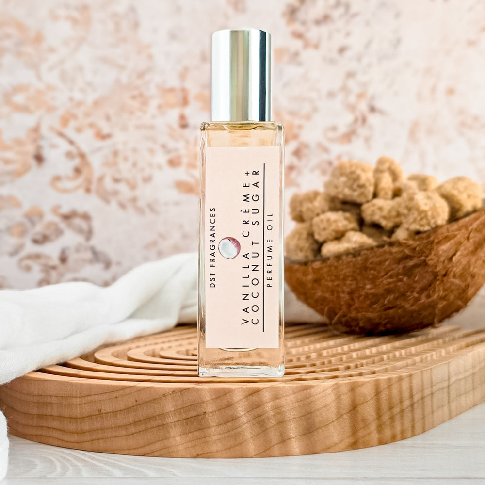 Vanilla Crème Coconut Sugar Perfume Oil 30ml Square