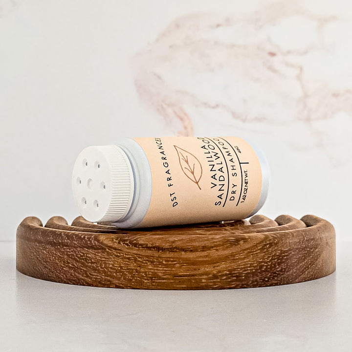 Vanilla Sandalwood Dry Shampoo Powder 46g Side View