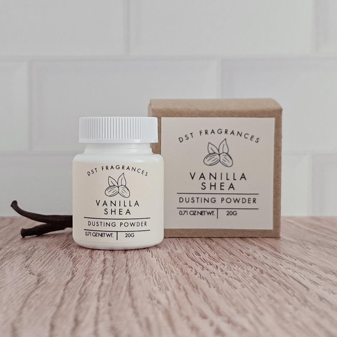 Vanilla Shea Body Dusting Powder 20g Box