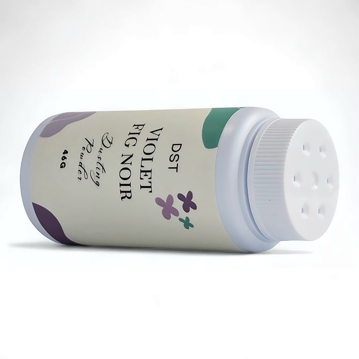 Violet Fig Noir Body Powder Side View