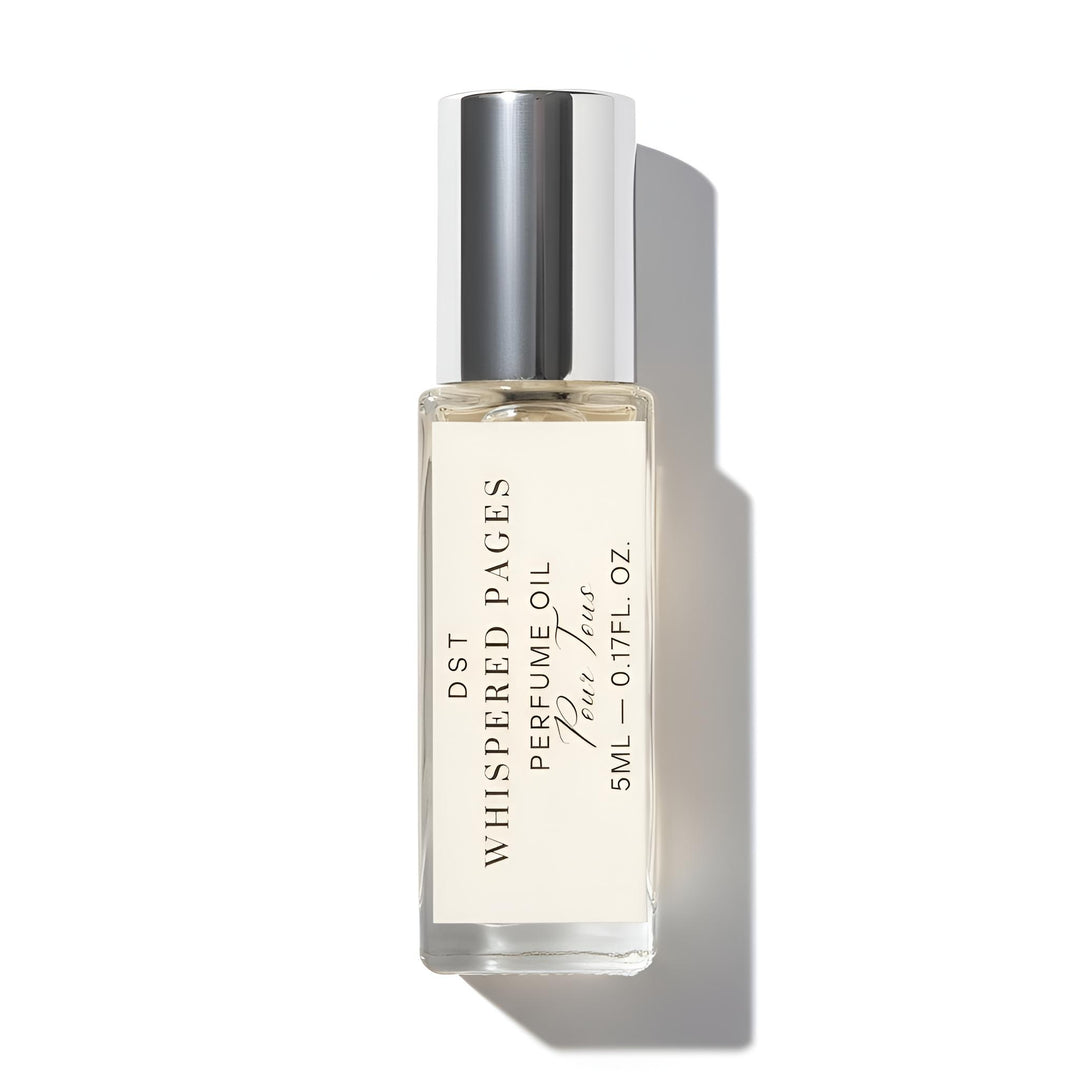 WHISPERED PAGES Perfume Oil 5ml on a white background 