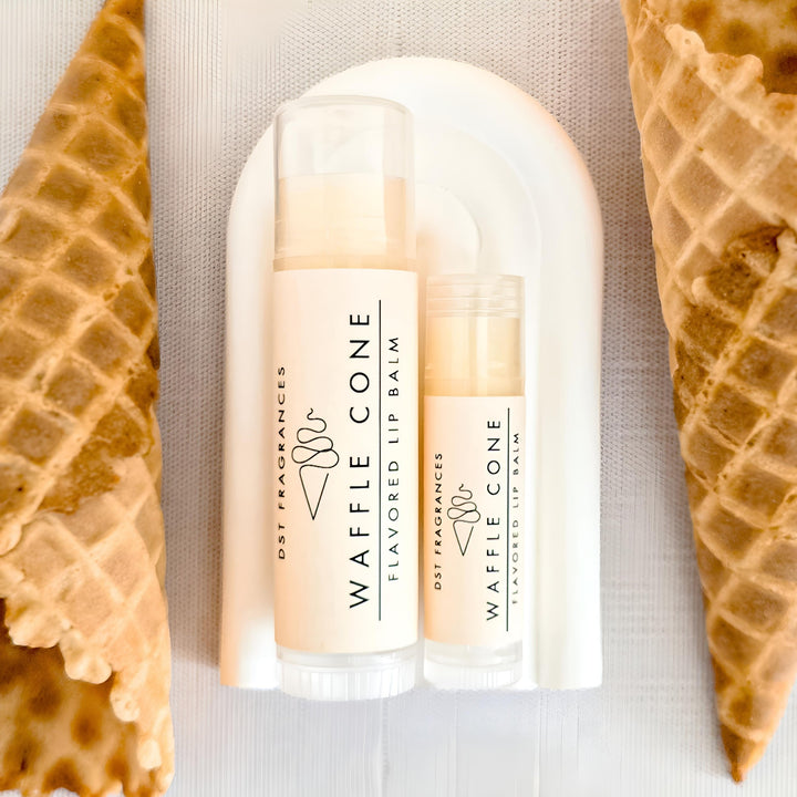 Waffle Cone Lip Balm Size Comparison