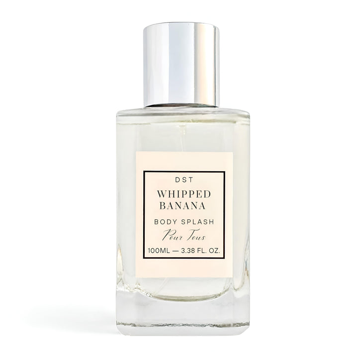 Whipped Banana Body Splash 100ml on a white background 