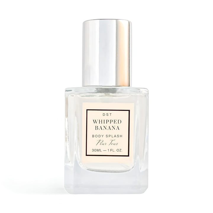 Whipped Banana Body Splash 30ml on a white background 