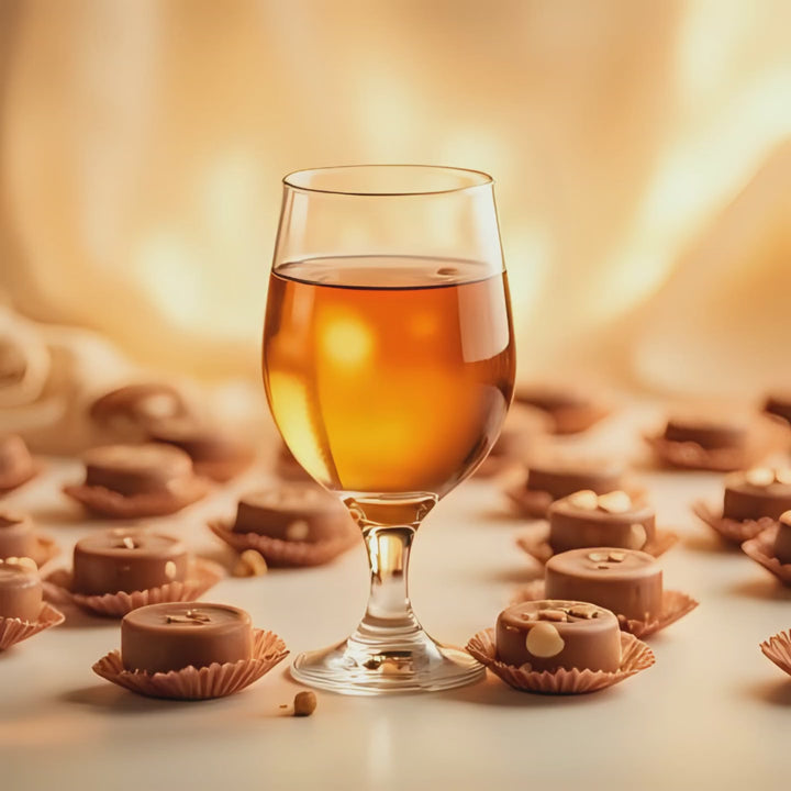 Golden Hourglass Fragrance Notes. Top Notes: Brandy, Cinnamon. Middle Notes: Hazelnut, Praline. Base Notes: Vanilla, Oakwood