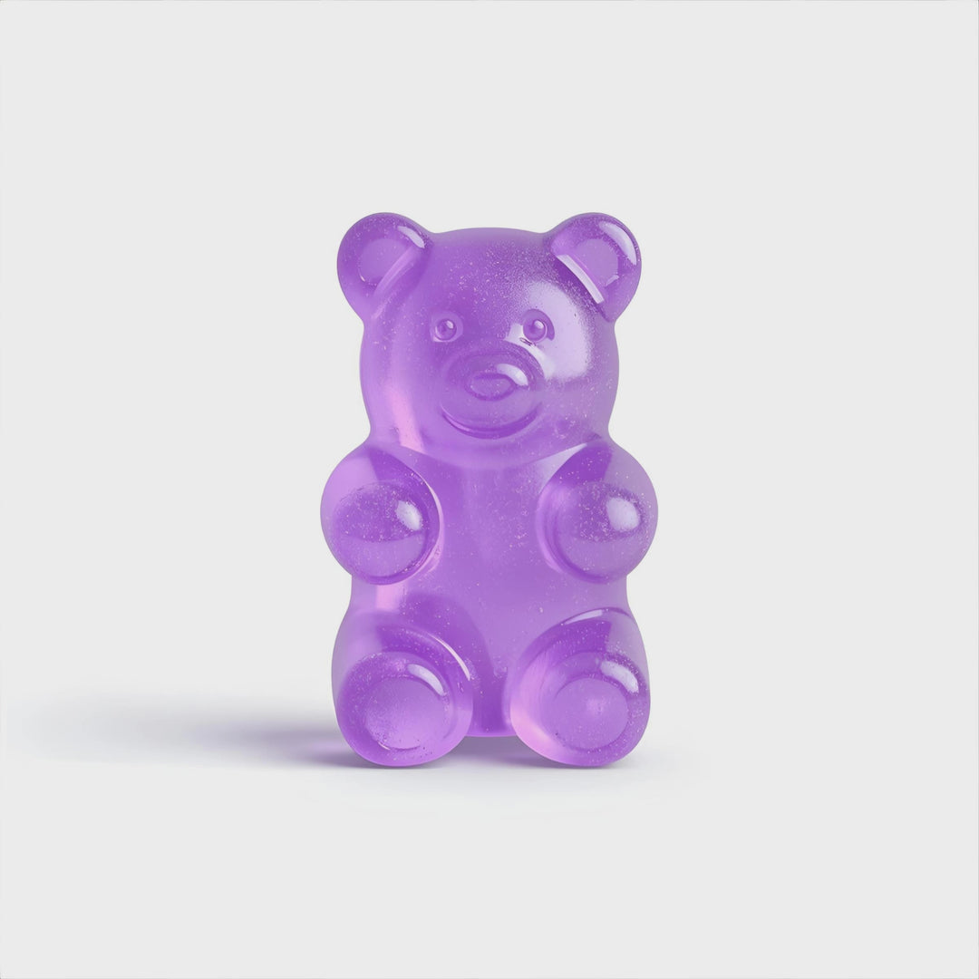 Grape Gummy Bear Fragrance Notes. Top Notes: Grape Pop, Sour Apple, Coconut Water Middle Notes: Strawberry, Watermelon, Lemon. Base Notes: Peach, Gummy Candy.