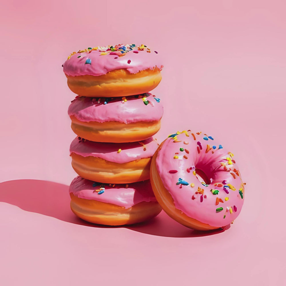 Donut Shoppe Fragrance Notes. Top Notes: Powdered Sugar, Cinnamon, Coffee. Middle Notes: Glazed Donut Accord, Butter Cream, Nutmeg. Base Notes: Vanilla Bean, Sweet Bread Accord, Tonka Bean.
