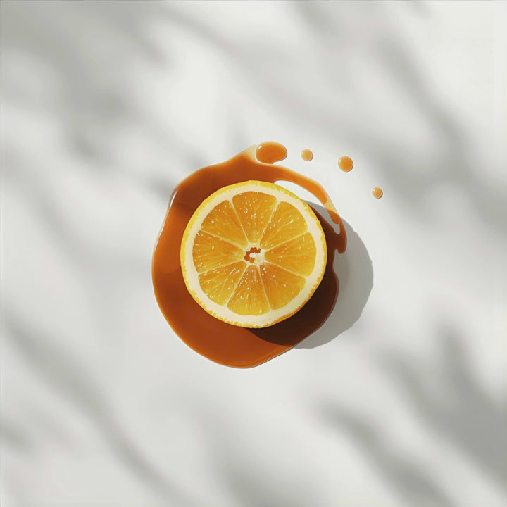 Orange Brulee Fragrance Notes. Top  notes: Blood orange, bergamot. Middle notes: Lavender, Cinnamon, Anise. Base notes: Caramel, Vanilla, Burnt Sugar.