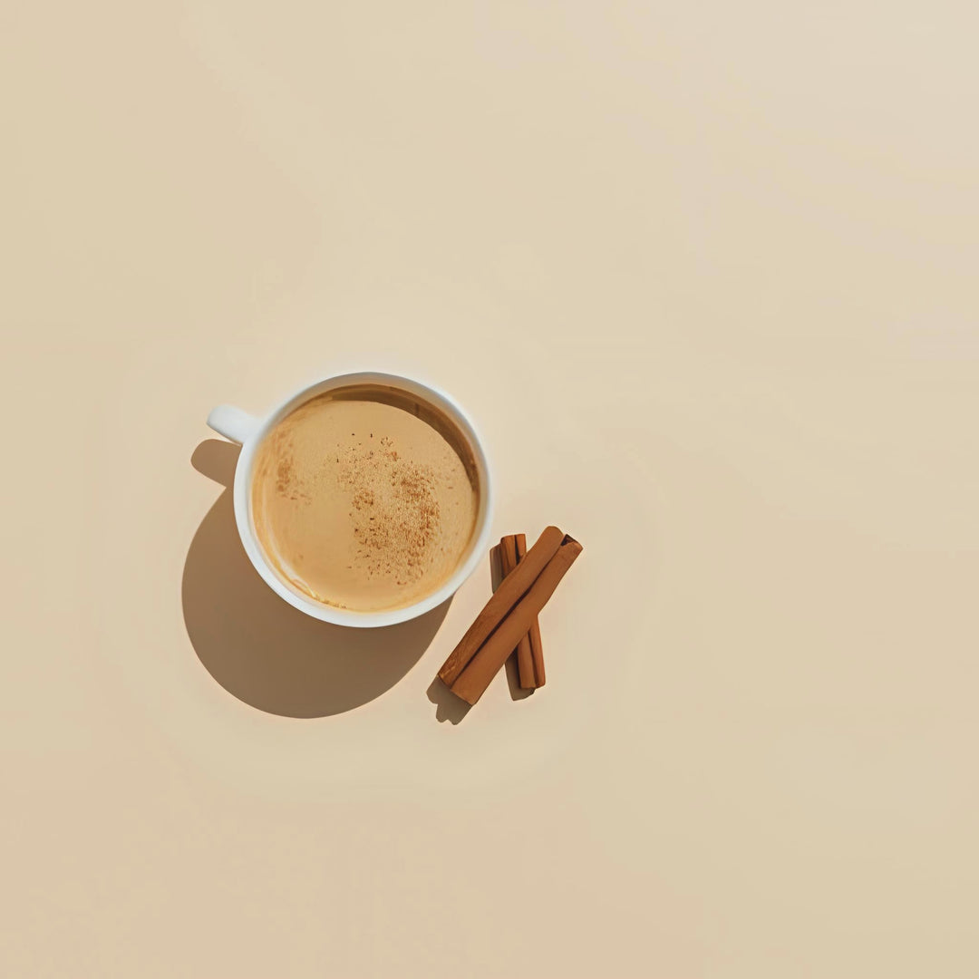 Chai Tea Latte Fragrance Notes. Top notes: cinnamon bark, ginger, star anise, cardamon. Middle notes: black tea. Base notes: steamed milk, vanilla cream.