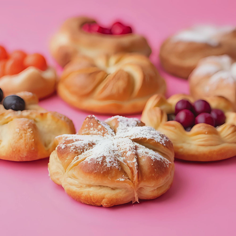 At the Bakery Fragrance Notes> Top notes: Powdered Sugar, Vanilla Frosting. Middle Notes: Yeast, Sweet Bread. Base notes: Sugar Cookie