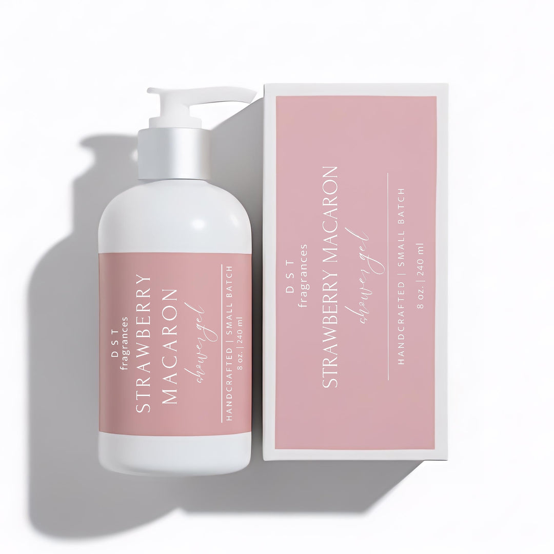Strawberry Macaron Shower Gel